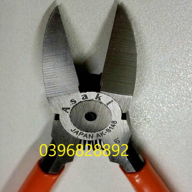 Kìm Cắt Asaki 6” Ak-8148 150mm (Kiềm Cắt, Kềm Cắt)