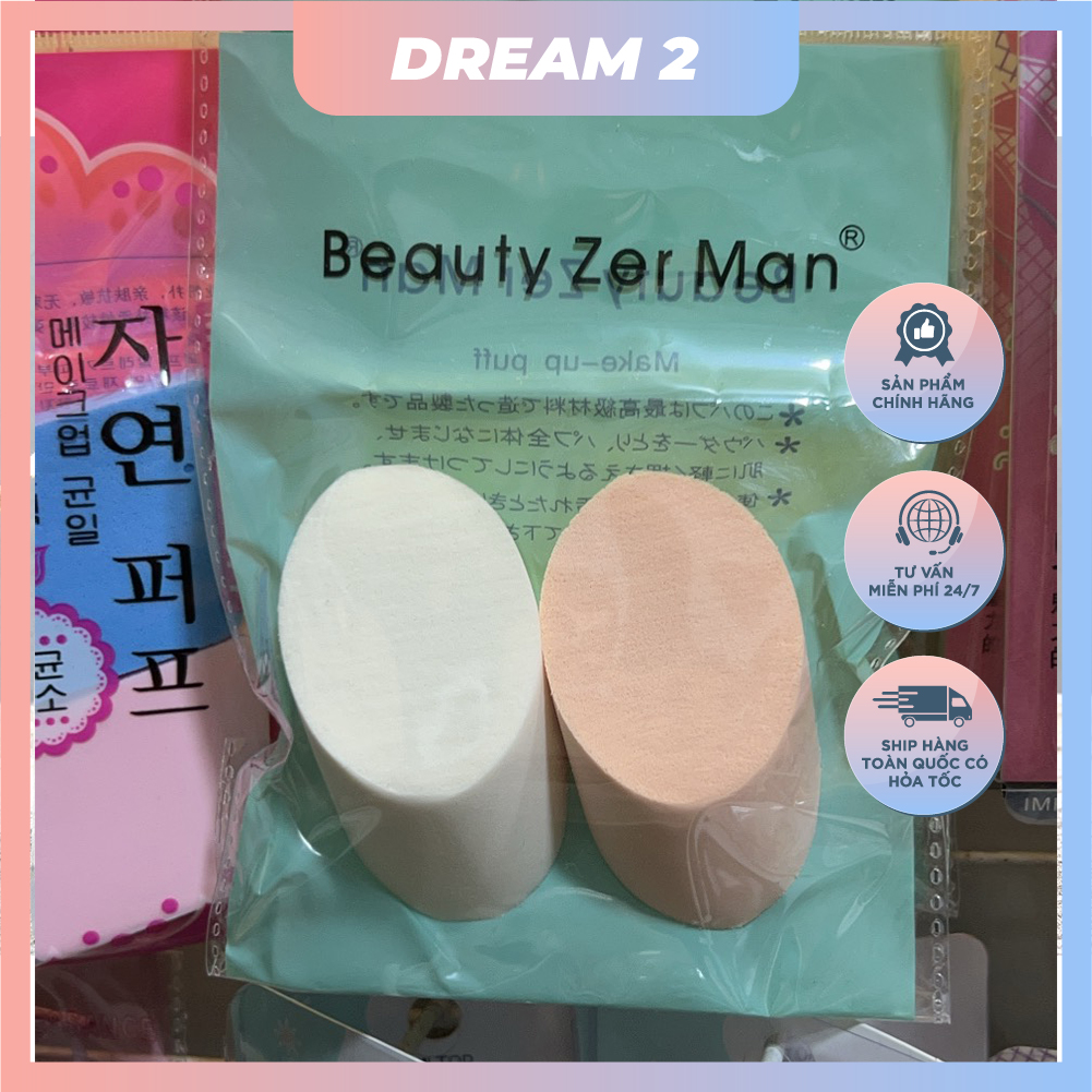 Mút Tán Kem Nền 2 Miếng hàn quốc