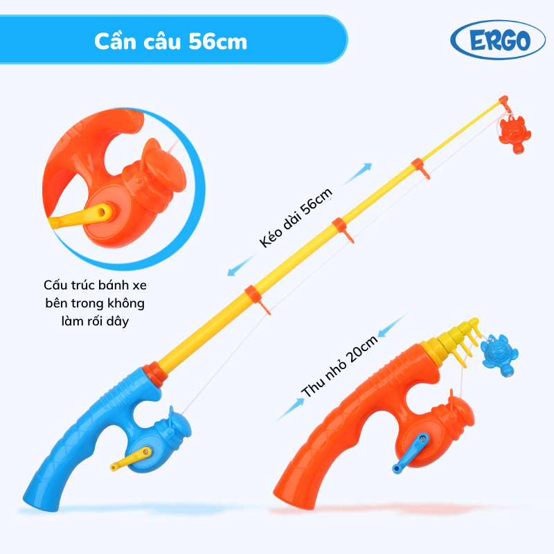 Cần câu cá nhựa nam châm cho bé