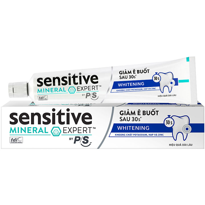 Kem Đánh Răng Sensitive Expert By P/S Whitening Trắng Răng 100g