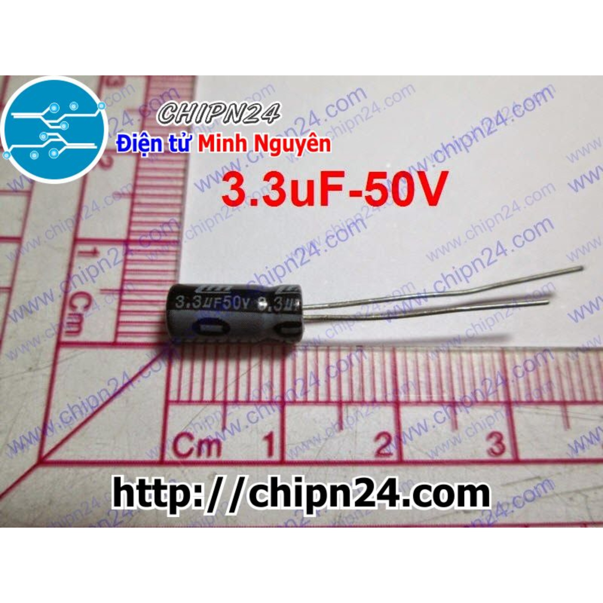Tụ hóa 3.3uf 50v