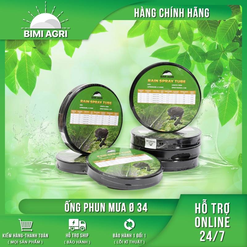 Ống Mềm Phun Mưa Phi 21-27-34-42