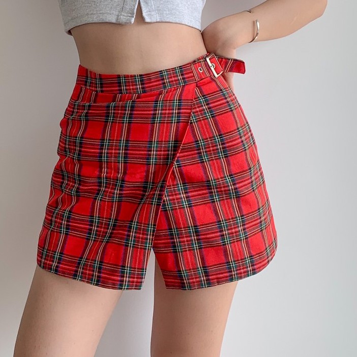 Usthebasic - Chân váy nữ Pleated Belt Wrap Skirt