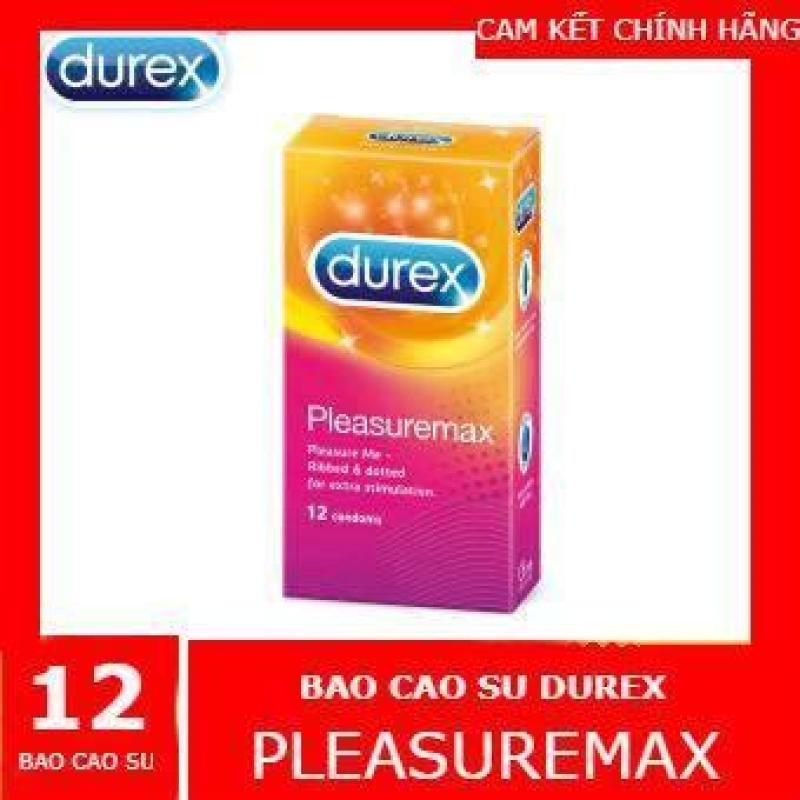 Bao Cao Su Gân Gai -Kéo Dài Durex Pleasuremax 12 Condoms cao cấp