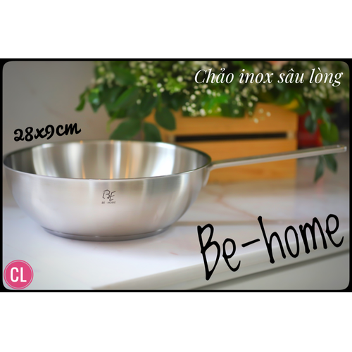 CHẢO INOX SÂU LÒNG BEHOME - DPBE-289I