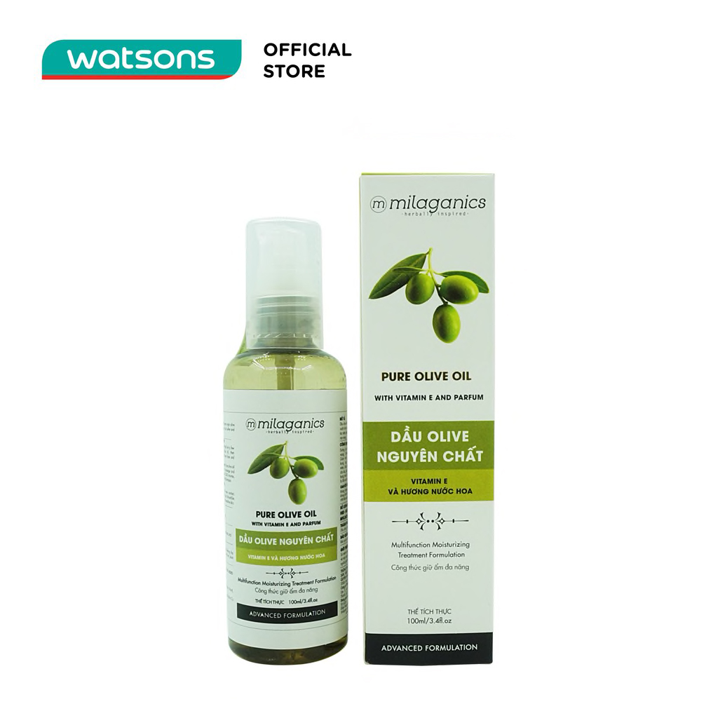 [MUA 2 TÍNH 1] Dầu Olive Milaganics 100ml