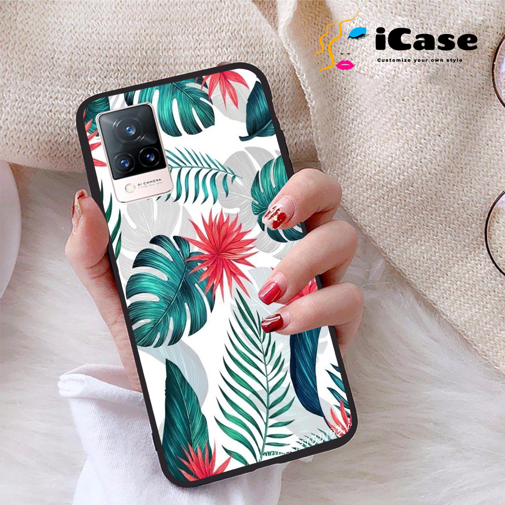 Ốp lưng Vivo V21 5G viền dẻo TPU BST Hoa