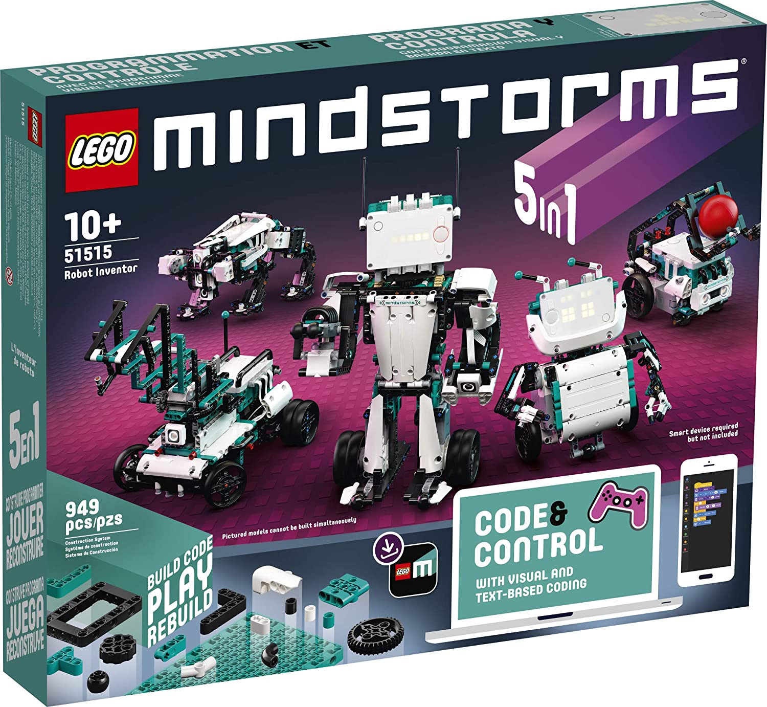 [HAPPY BRICKS] - LEGO  MINDSTORMS - 51515 - NHÀ PHÁT MINH ROBOT - ROBOT INVENTOR