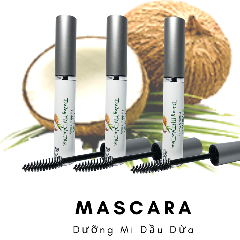 [HCM]5 Cây Mascara  Dưỡng Mi Dầu Dừa