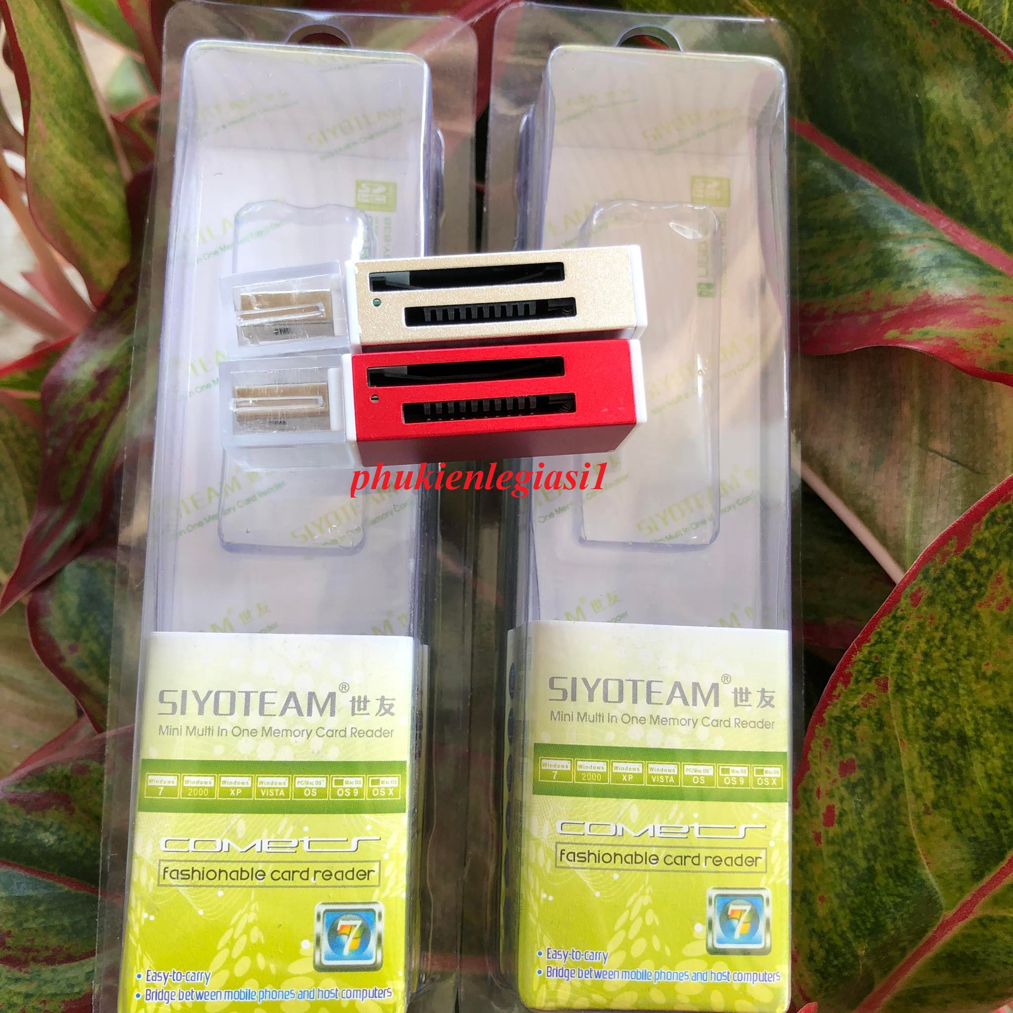 Đầu đọc thẻ nhôm đa năng all in one