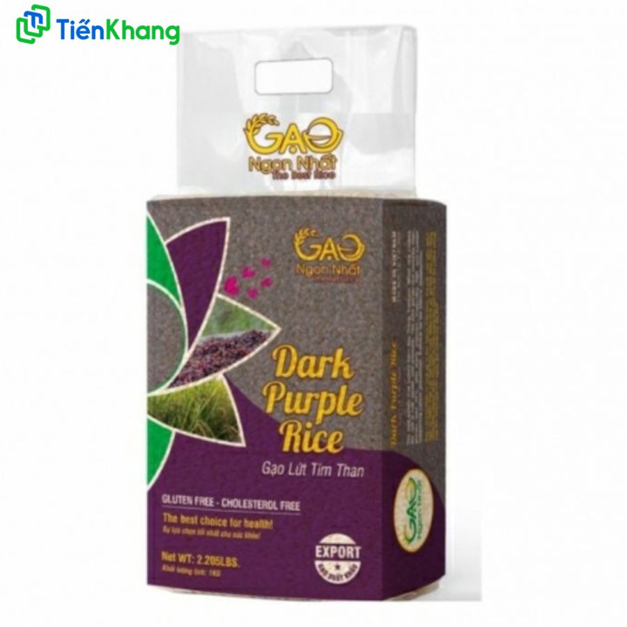Gạo lứt tím than export - Túi (1kg)