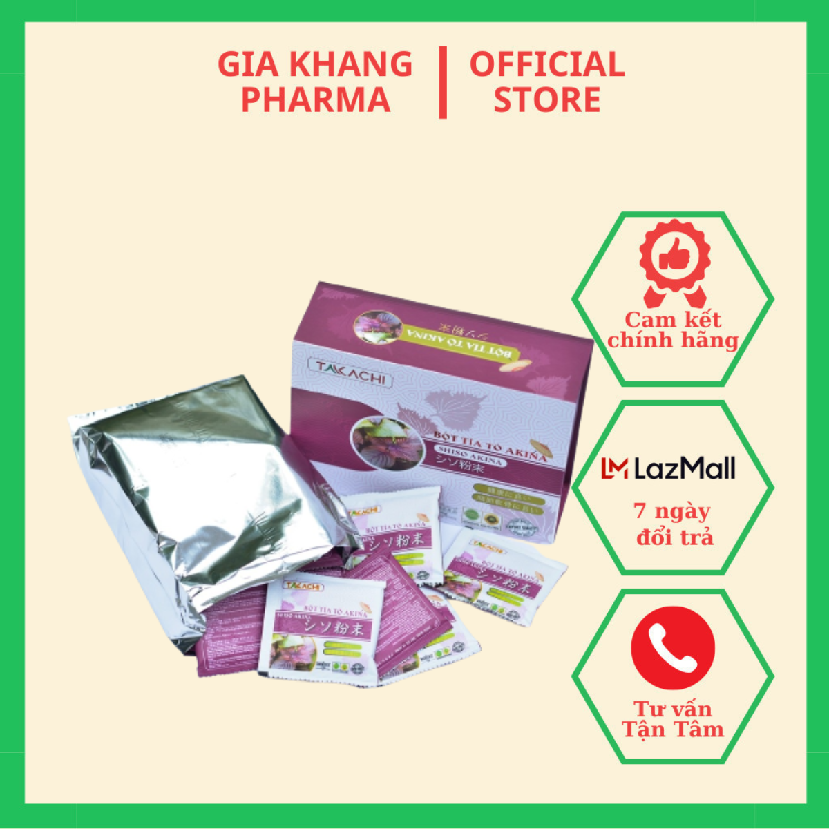 Bột Tía Tô Akina 300g - Hỗ trợ giảm đau nhức xương khớp