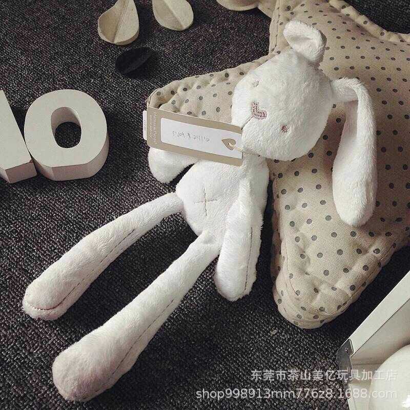Thỏ trắng nhồi bông  cao cấp cho bé