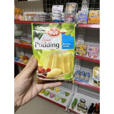 Bột Pudding Hữu Cơ Ruf Hương Vani Gói 40G. Hsd: 7/2022