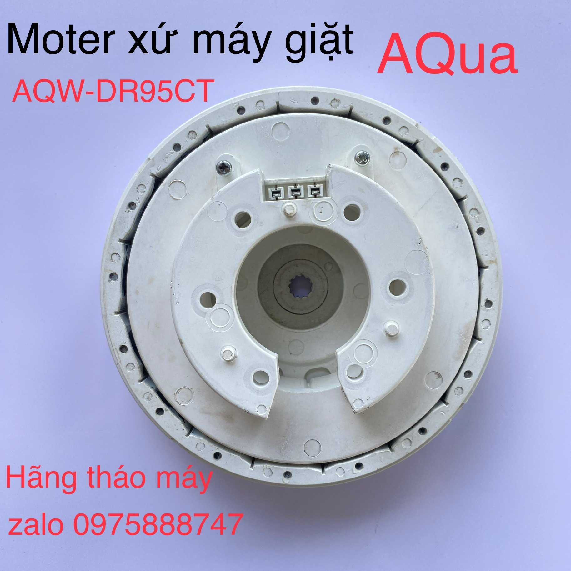Moter máy giặt AQUA AQW-DR95CT ( hãng tháo máy )