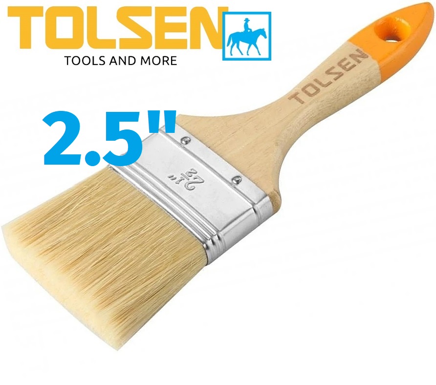 Cọ Sơn Cán Gỗ 2.5inch 64mm Paint Brush TOLSEN WADFOW 40124