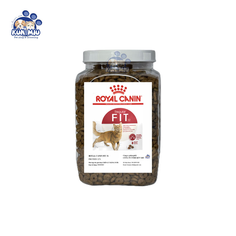 Thức ăn cho mèo trưởng thành Royal Canin Fit 32 1kg Hộp