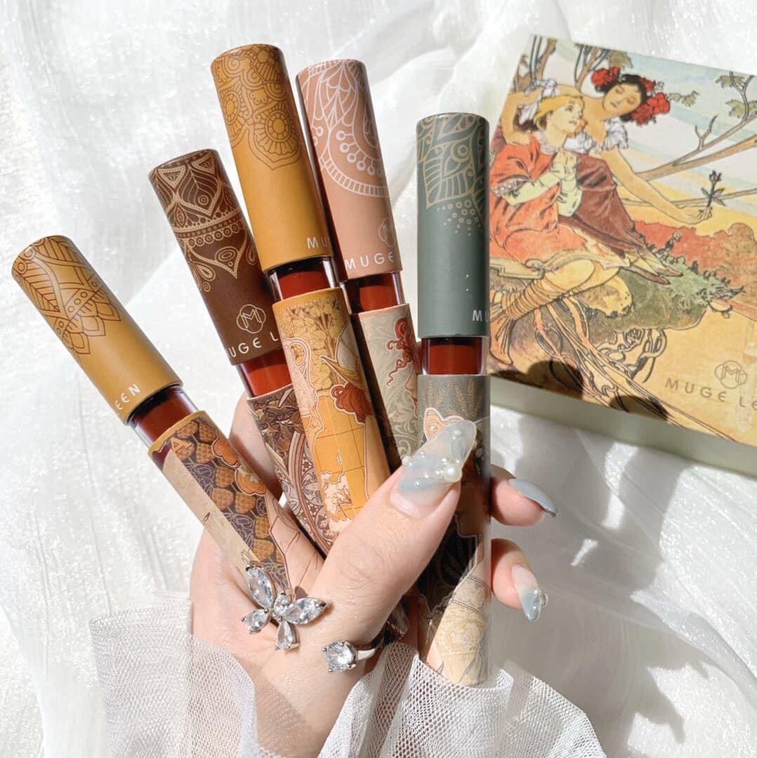 [SIÊU HOT] Set son kem 5 cây Mugeleen – Cavali – Son lì mịn lâu trôi