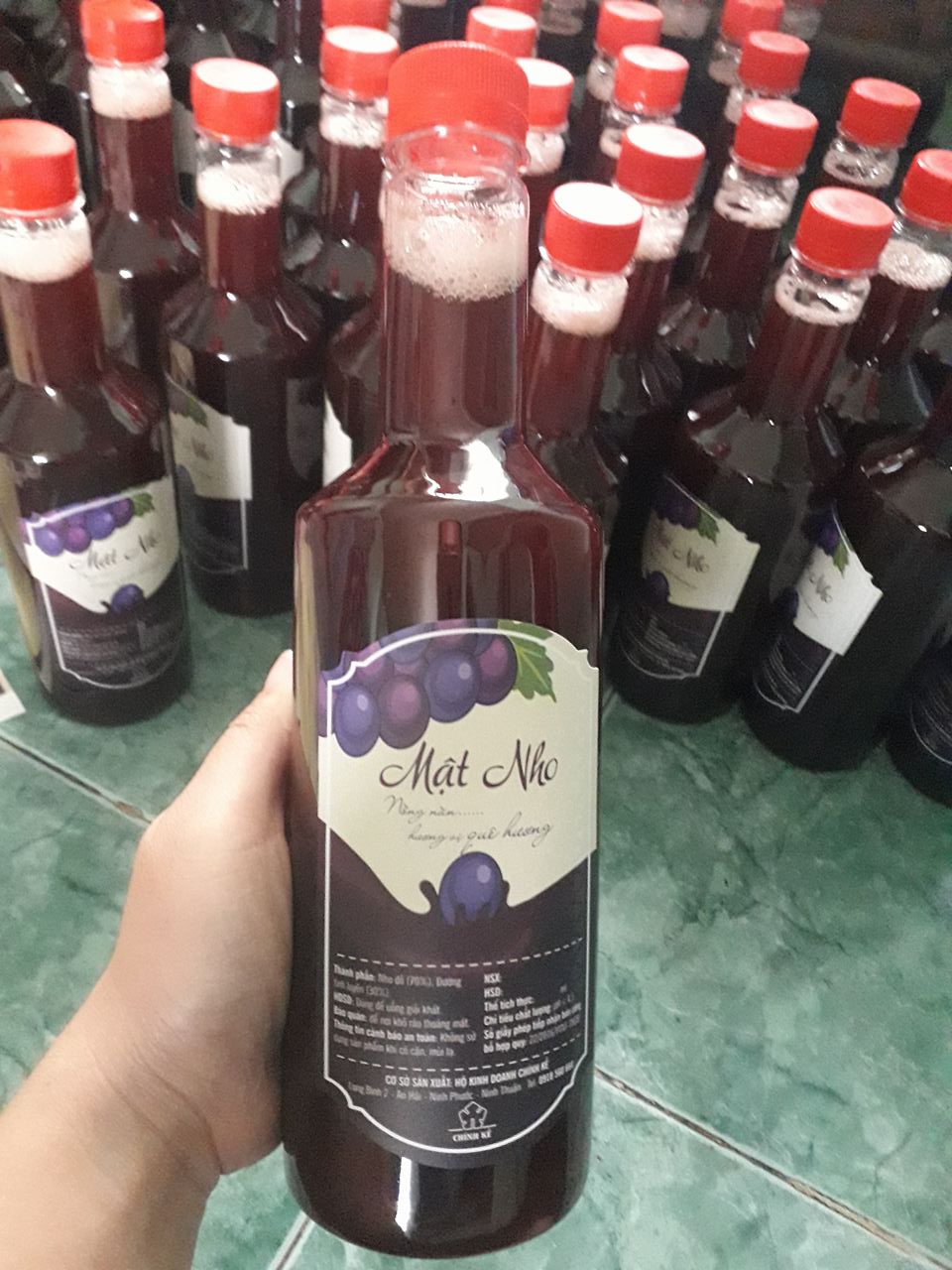 [HCM1] MẬT NHO PHAN RANG – NINH THUẬN (Chai nhựa 750ml)