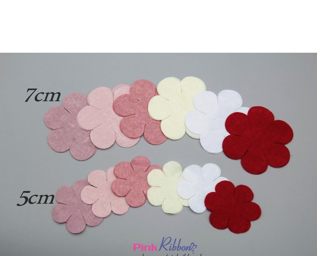 Cánh hoa vải gấm 6 cánh