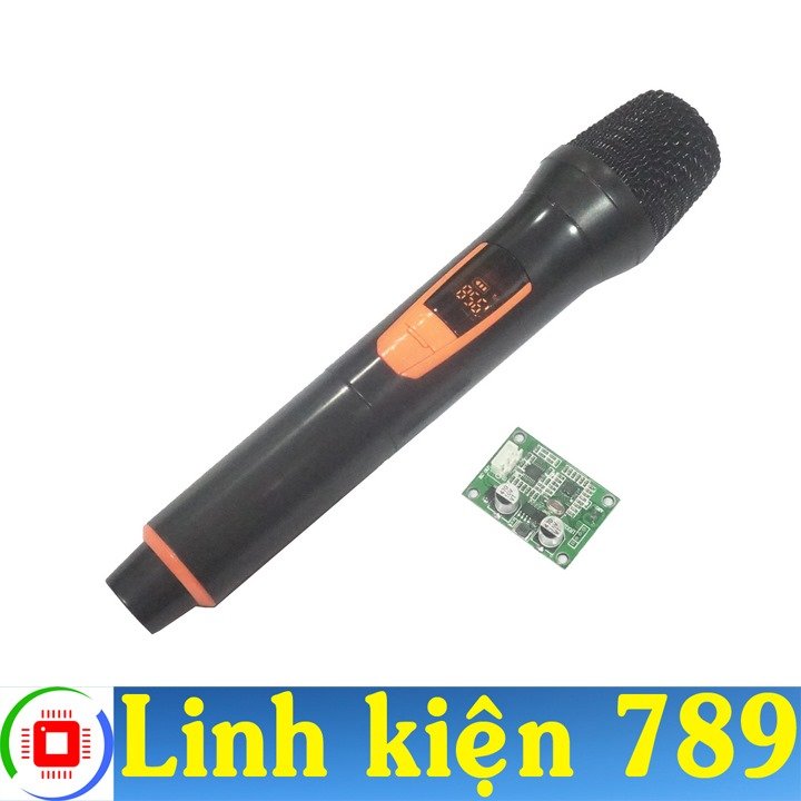 Micro không dây uhf màu đen - linh kiện 789
