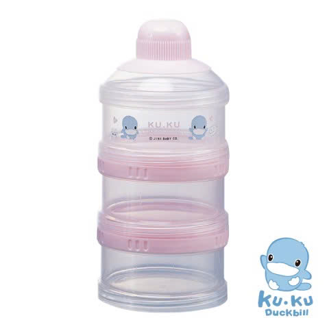 [Cao Cấp] Hộp Chia Sữa Bột Cho Bé 3 Ngăn (Chính Hãng Kuku)