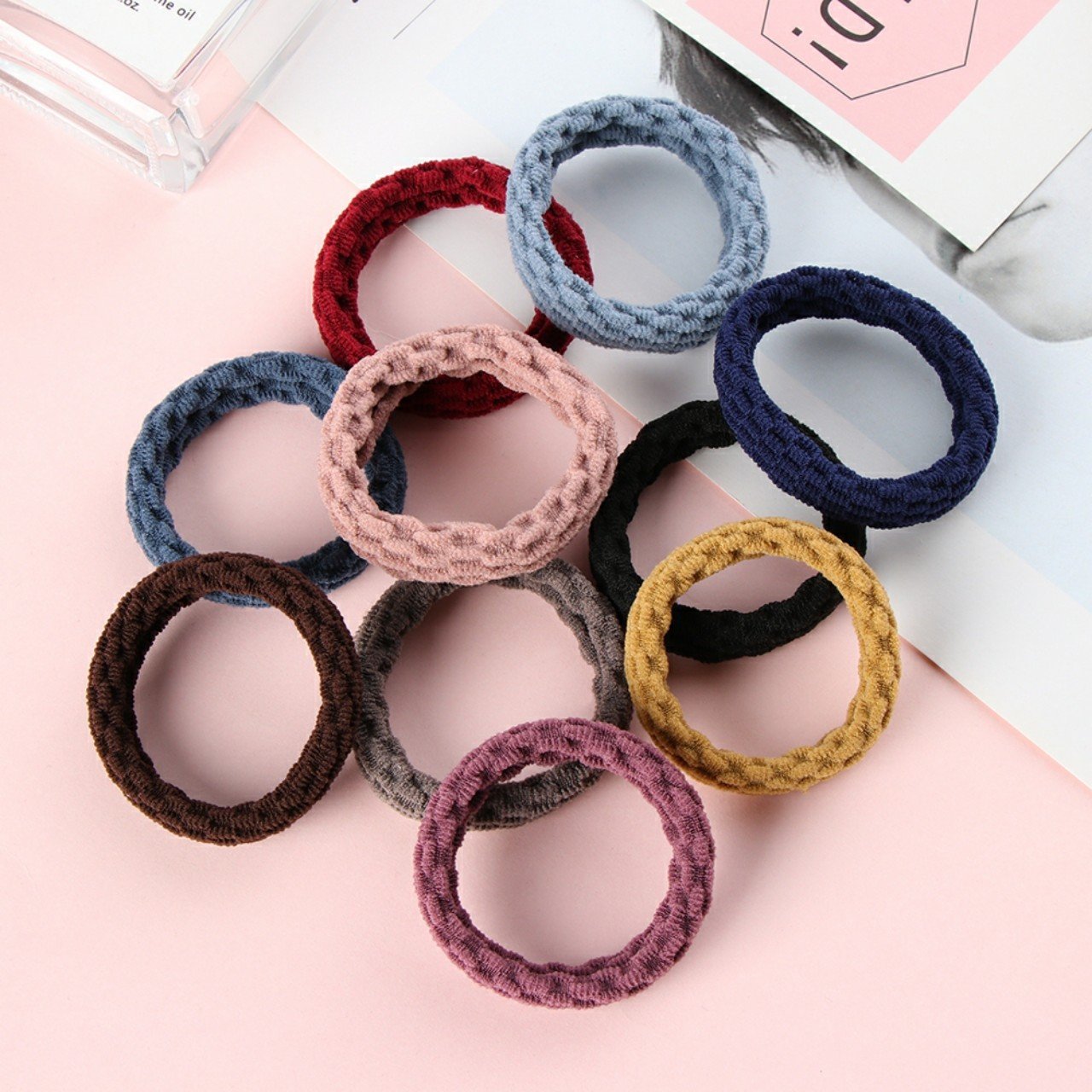 COMBO 6 THUN CỘT TÓC GỢN SÓNG CUTE