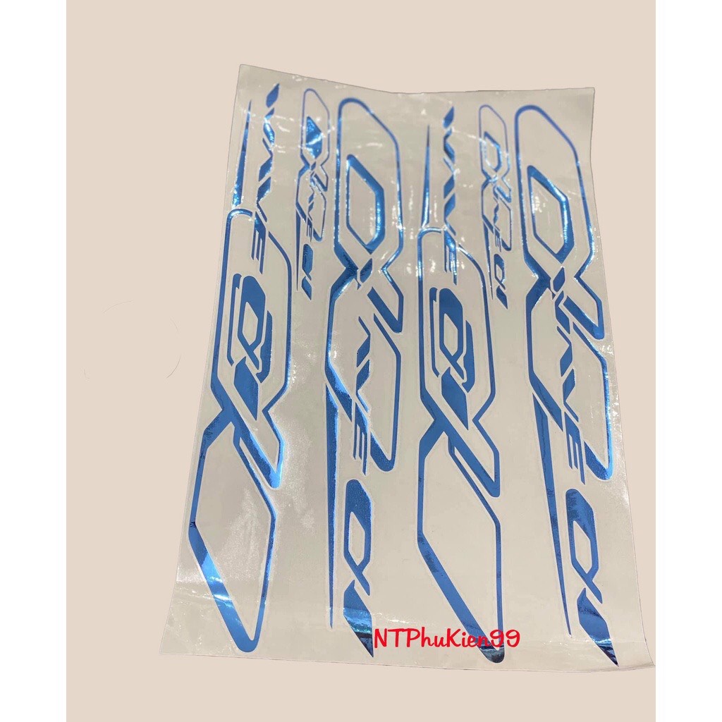 Tem Crom Wave50cc-100-110 Siêu Đẹp Dán các dòng Wave Alpha
