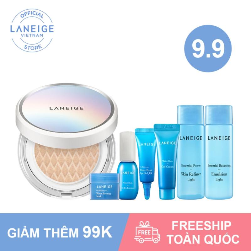 Bộ trang điểm và dưỡng ẩm đầy sức sống Laneige BB Cushion Whitening 15g