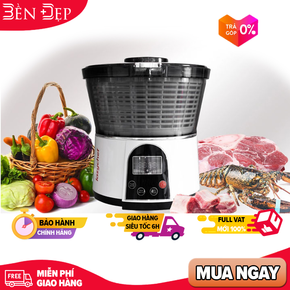 Máy khử độc và làm sạch thực phẩm ozone lazychef lc-01rr đa năng 7 in 1