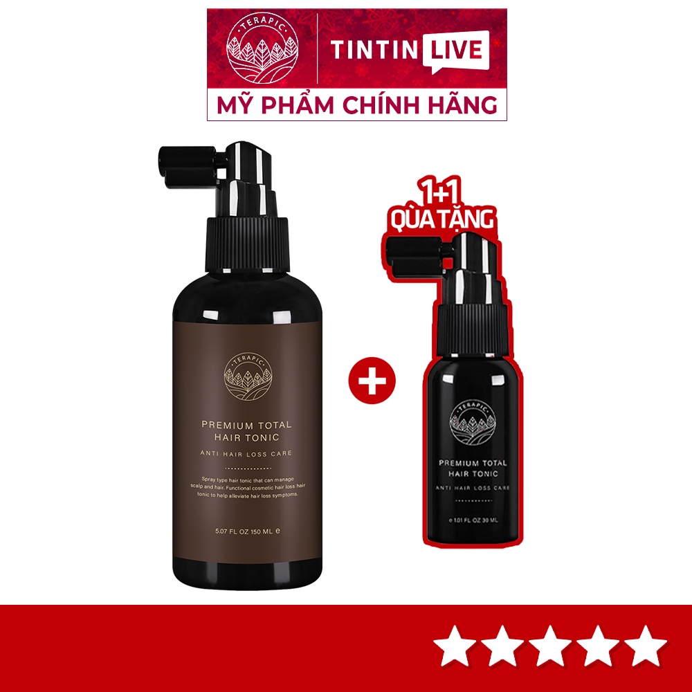 Tinh Dầu Kích Mọc Tóc TERAPIC Premium Total Hair Tonic 150ml
