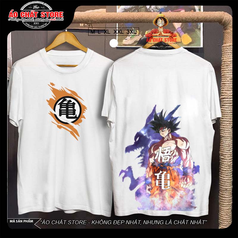 [HCM]Áo Goku siêu ngầu - Áo Dragon Ball SON GOKU cực chất GK14 (hình .t.h.ậ.t.)