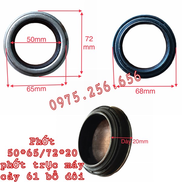 Phớt 5020 phớt trục máy cày 61 bổ đôi Phụ tùng máy cày