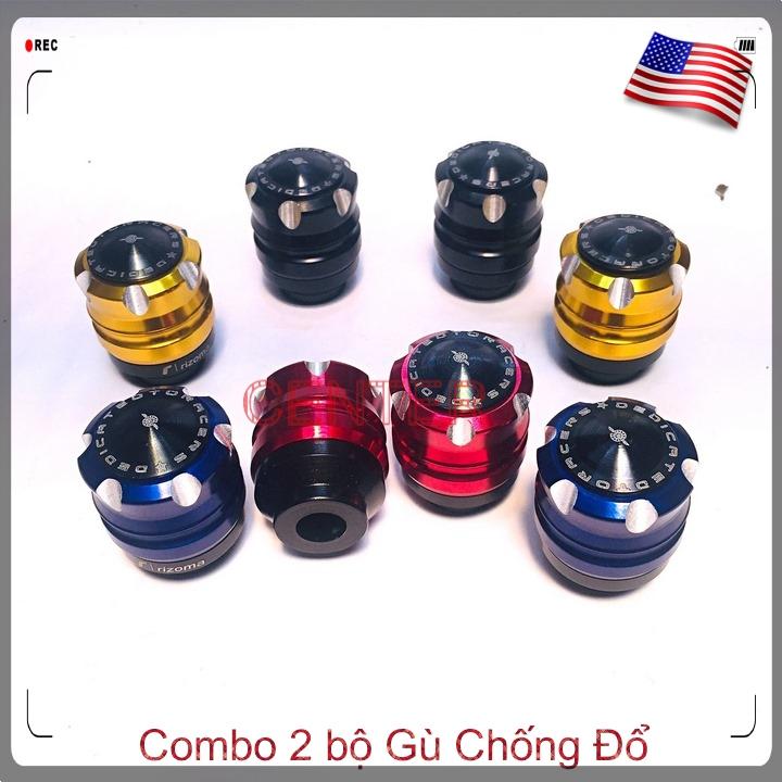 [ màu Đen ] Combo 2 bộ gù chống đổ trước có chụp và gù sau mập MẬP K19