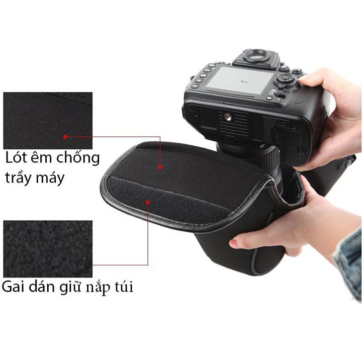 Túi chống sốc máy ảnh tam giác DSLR Canon - Size S