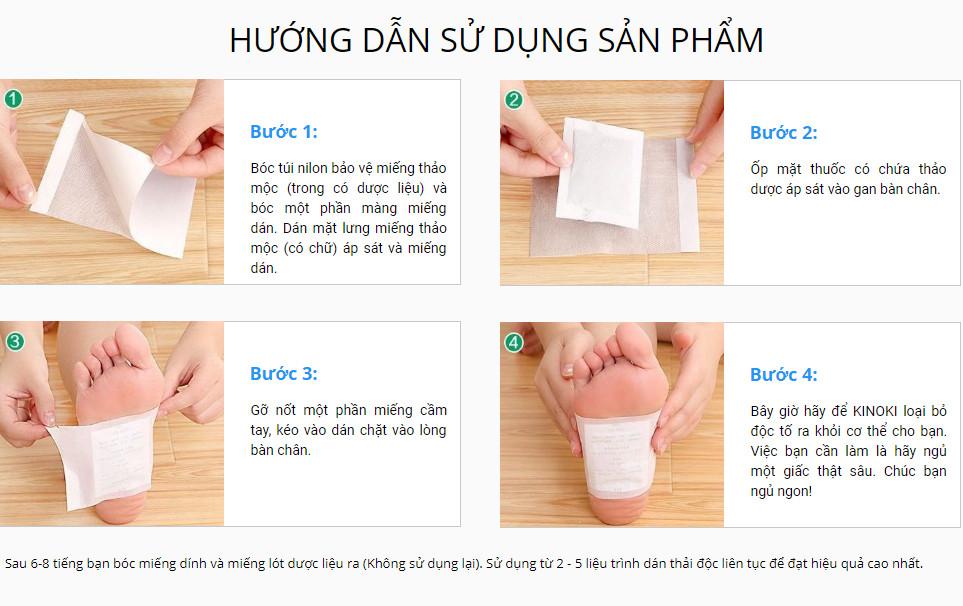 Smart Store Shop MIẾNG DÁN LÒNG BÀN CHÂN THẢI ĐỘC KINOKI