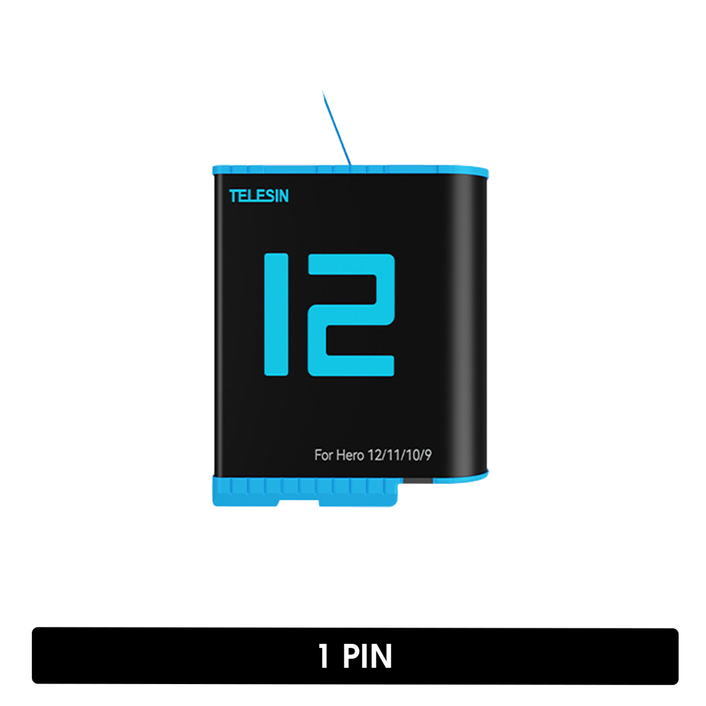 Dock sạc pin gopro 12 / 11 / 10 / 9 telesin chính hãng
