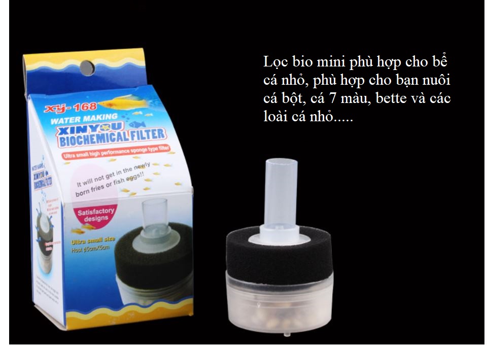 Lọc bio mini chuyên dụng nuôi cá bột