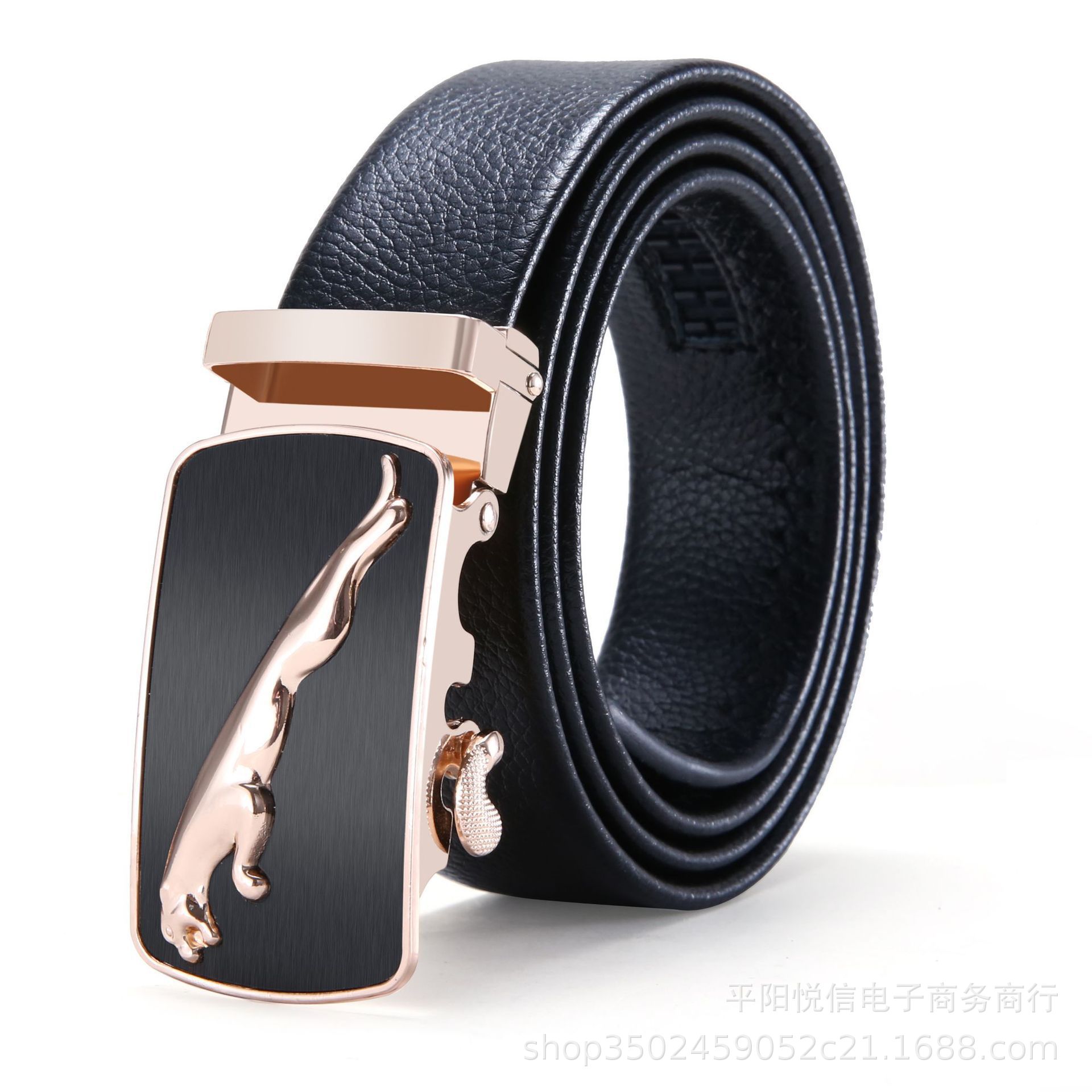 [ sale ] Thắt lưng dây nịt nam công sở da khóa tự động hình dấu cộng