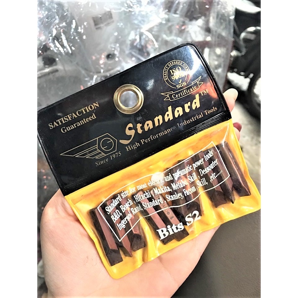 Mũi vít đóng nâu ngắn 2 cạnh STANDARD 8mm (hàng chính hãng)