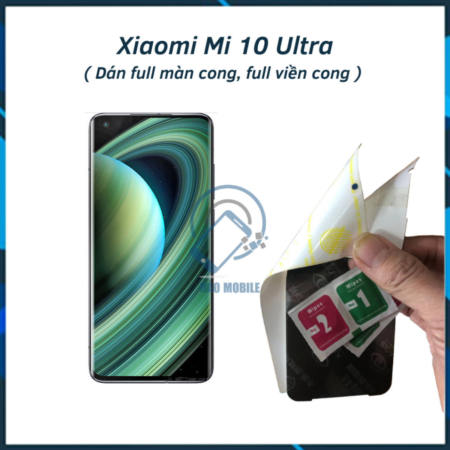 Miếng dán dẻo PPF cho Xiaomi Mi 10 Ultra ( trong suốt và chống nhìn trộm ) dán full màn cong