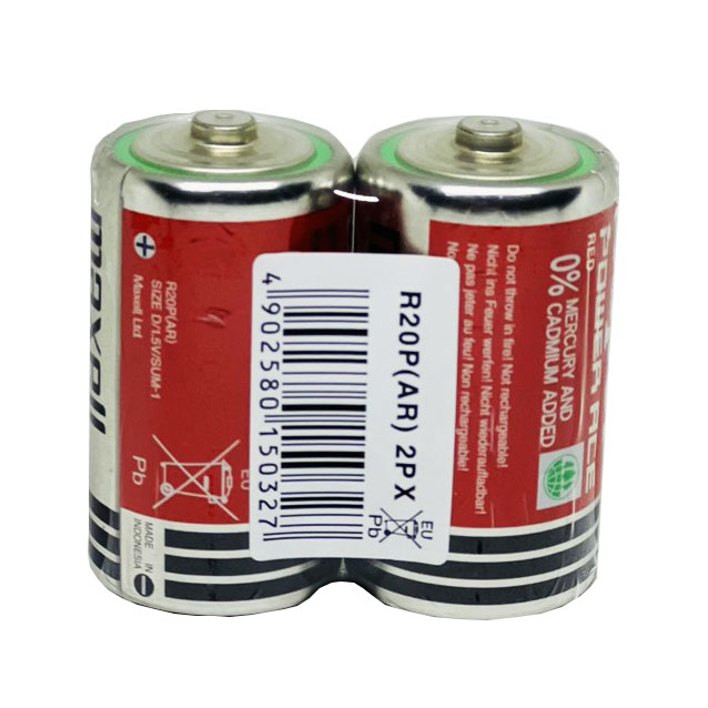 Pin Đại size D MAXELL vỉ 2 viên 1.5V R20 (Nhập Khẩu Indonesia)
