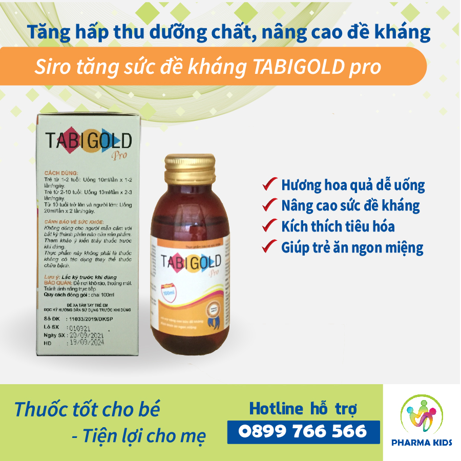 Siro TABIGOLD - Tăng sức đề kháng