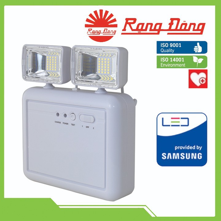 Đèn led chiếu sáng khẩn cấp rạng đông model: d kc03 8w trắng