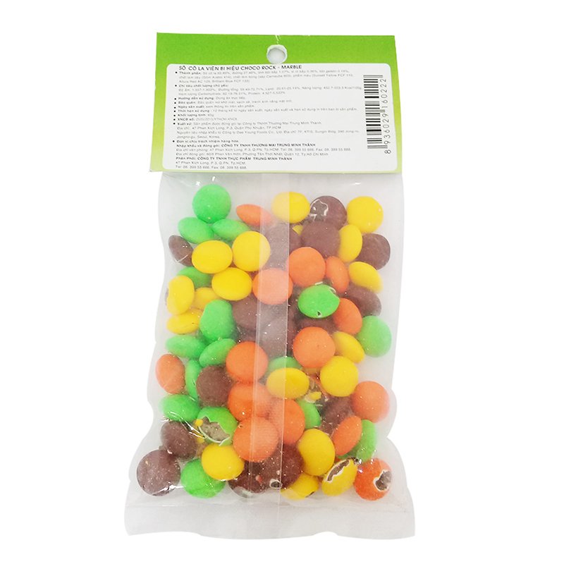 Kẹo socola viên bi Choco Rock gói 65g