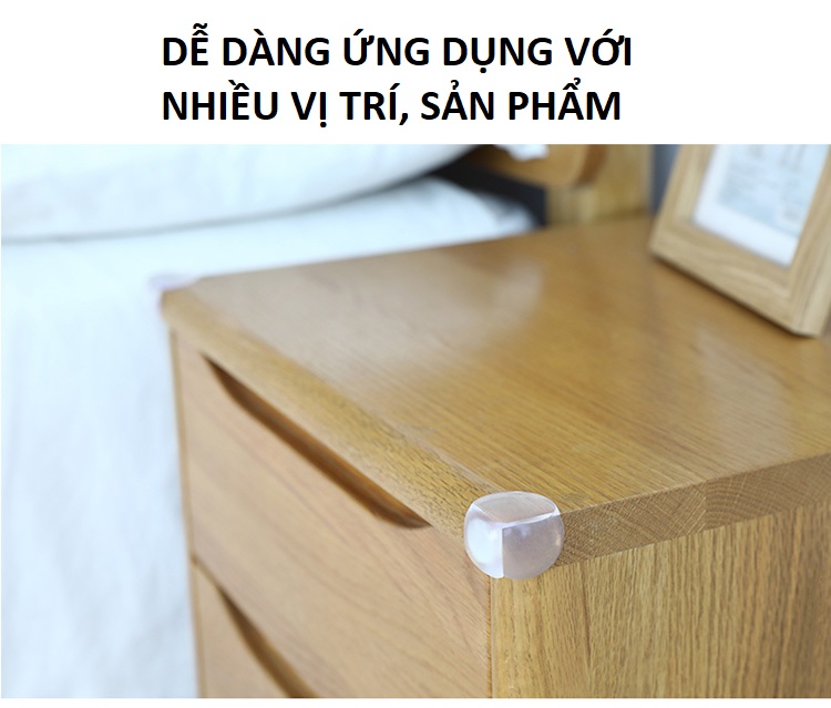 Bịt góc bàn, bịt cạnh silicon bàn an toàn cho bé