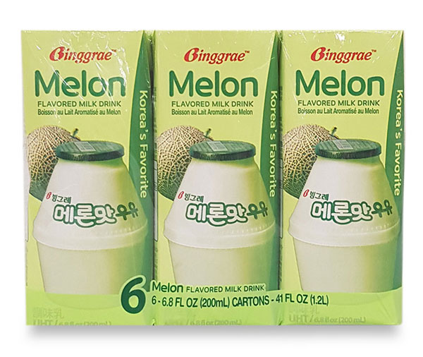 Sữa dưa lưới Binggrea Hàn Quốc hộp 200ml