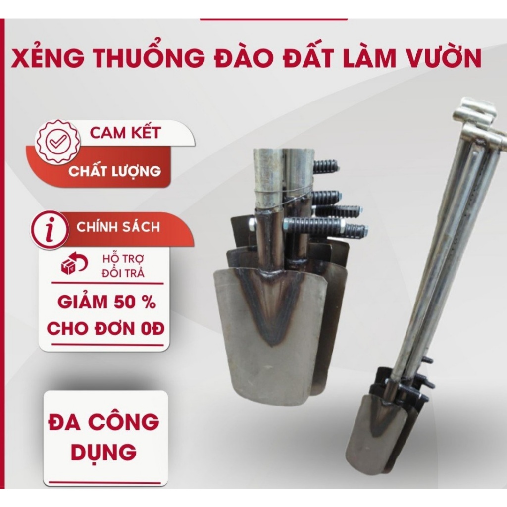 Xẻng Thuổng Đào Đất Làm Vườn, Xắn Đất ,Chuột,Mương Nước