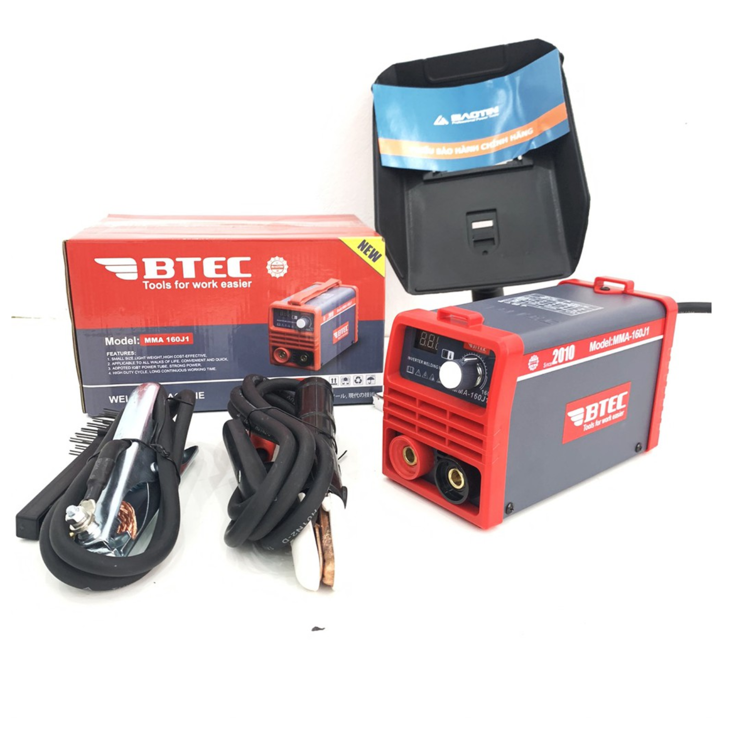 Máy hàn que BTEC MMA-200 Mini - BAO KÉO QUE 3.2 LY