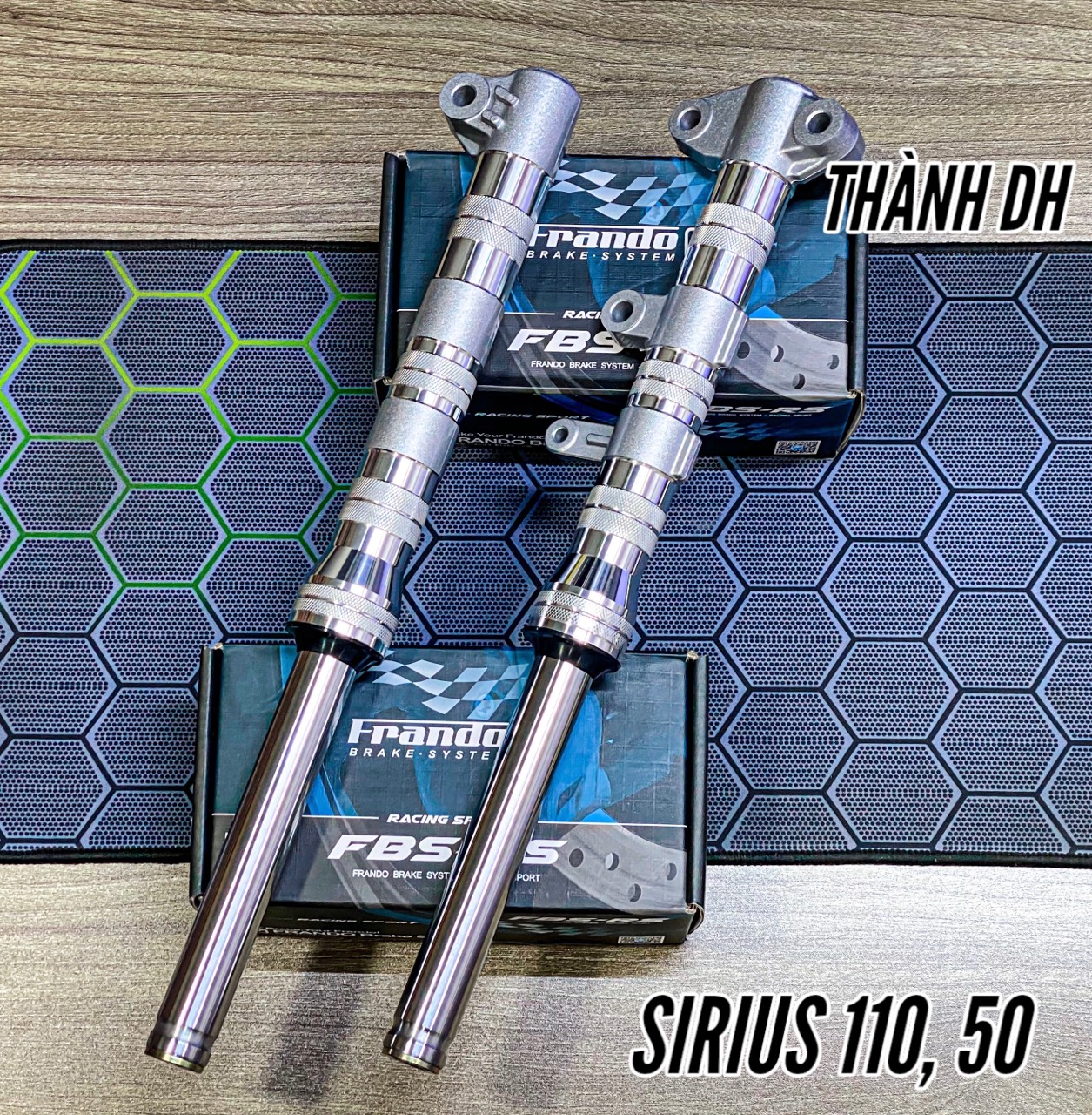 Phuộc phay cnc TUI Racing cho Sirius 50/110